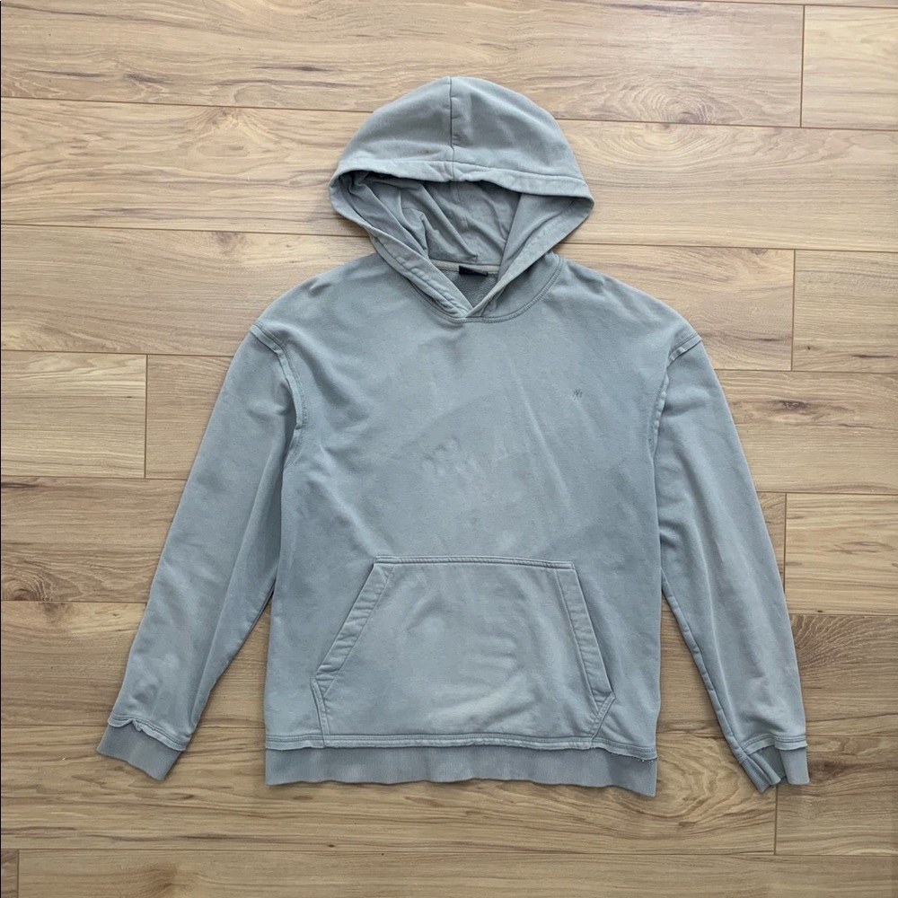 💨Jack & Jones Grey Tonal Hooded Sweatshirt (Sz S)